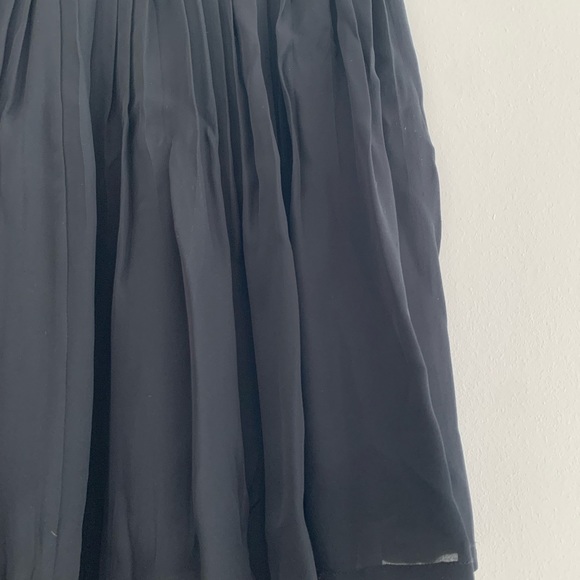 Joie Short Silk Black Pleated Skirt Size Sm - Picture 6 of 6